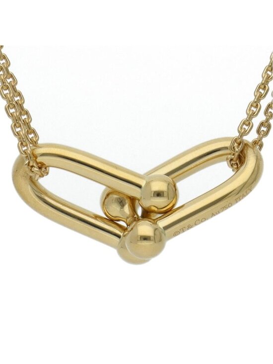 Tiffany & Co. Jewelry - Tiffany & Co Large Double Link Necklace 18k Yellow Gold